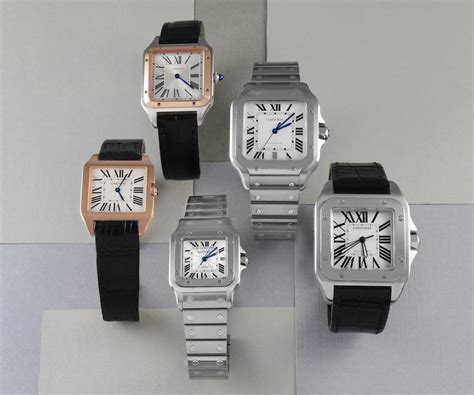 cartier santos watch size chart.